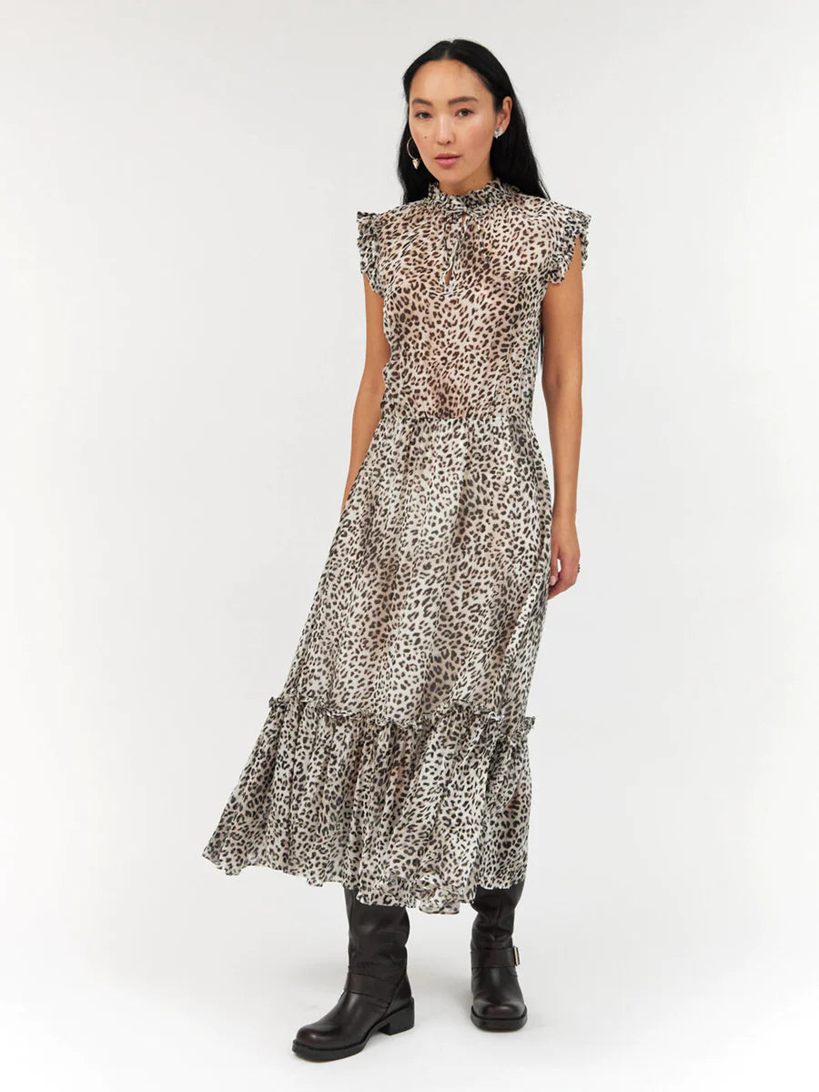 Lalie Leopard Print Dress