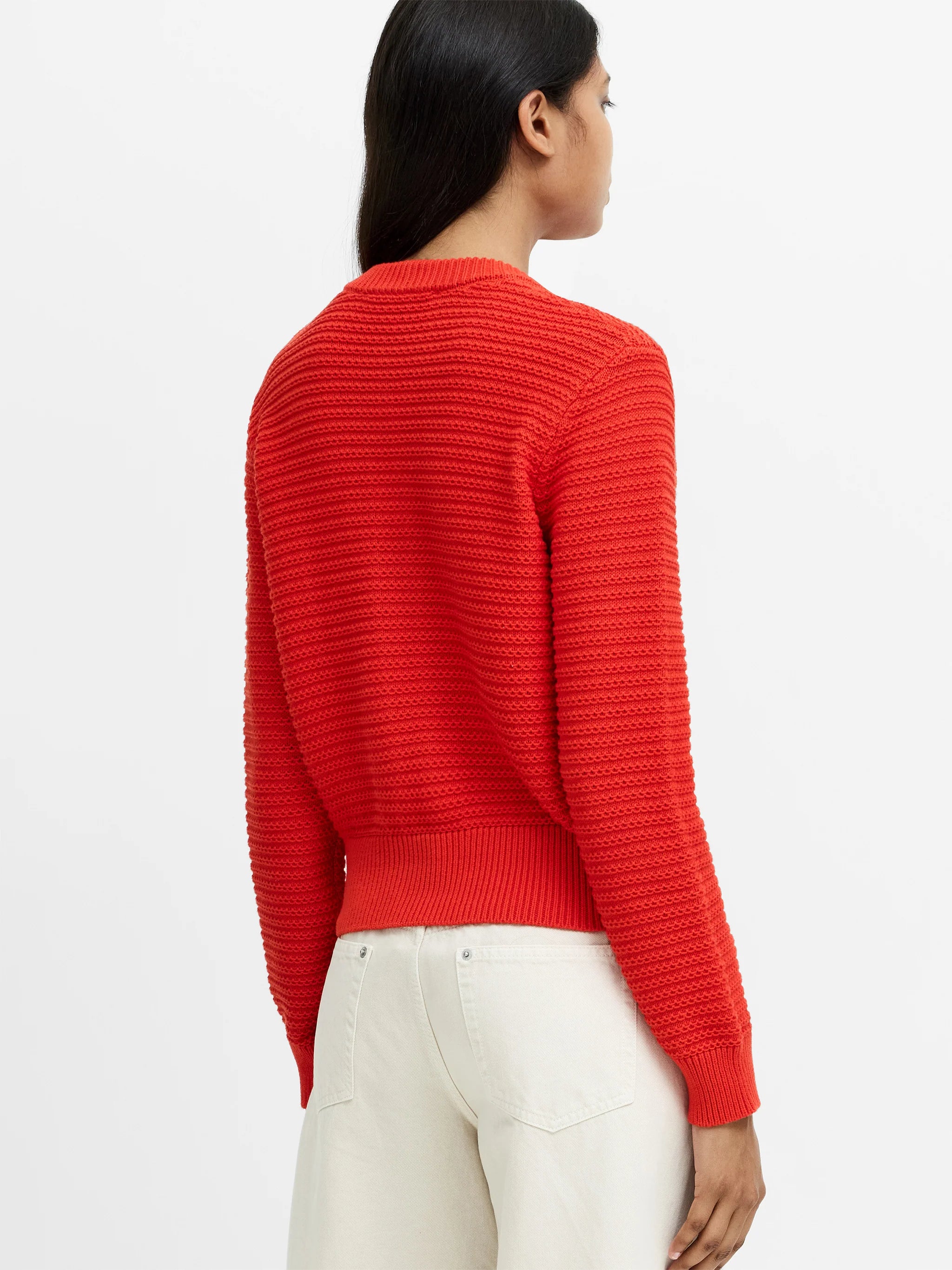 Lily Mozart Red Knit Cardigan