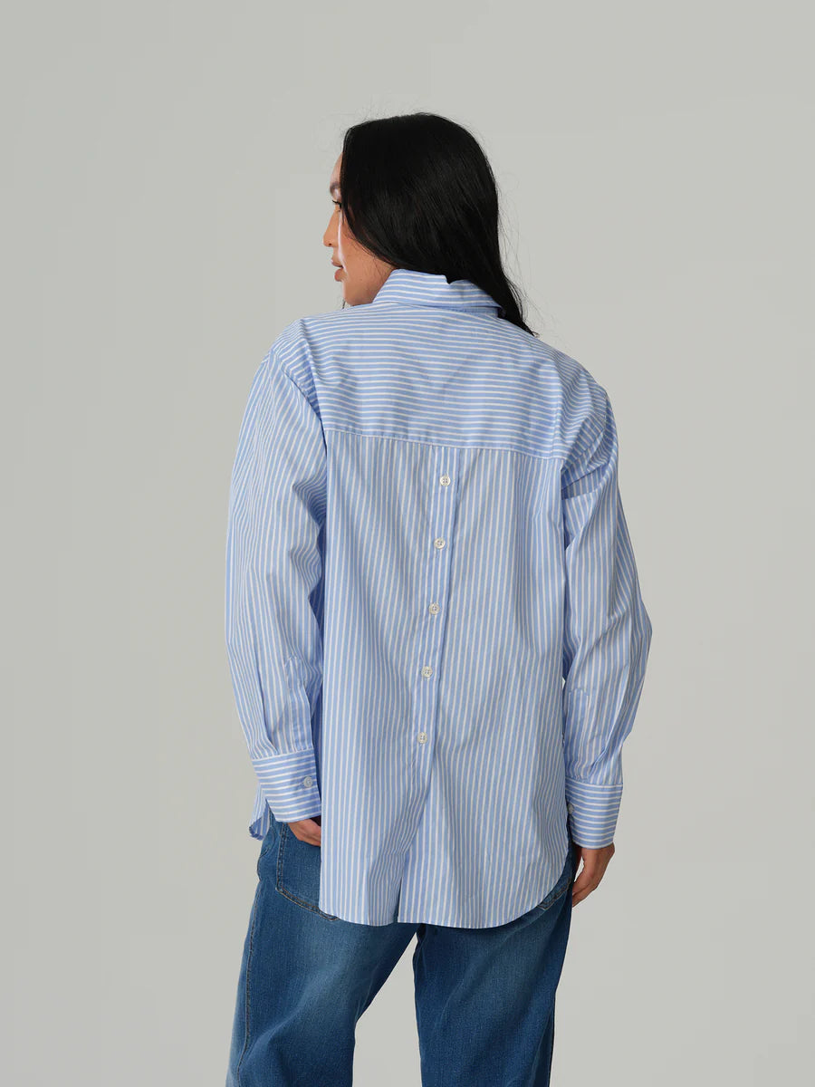 Vilena Stripe Oversized Shirt