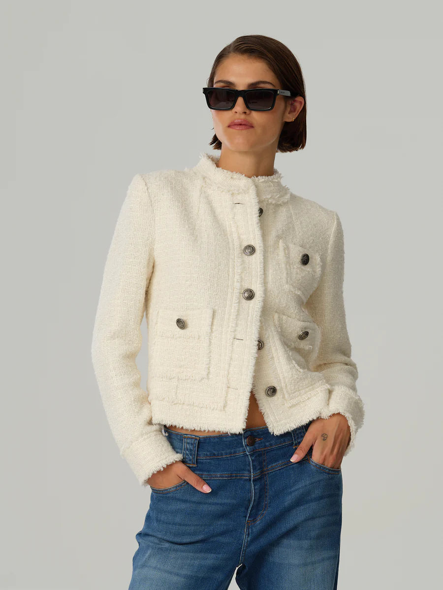 Tweed Jacket - Off White