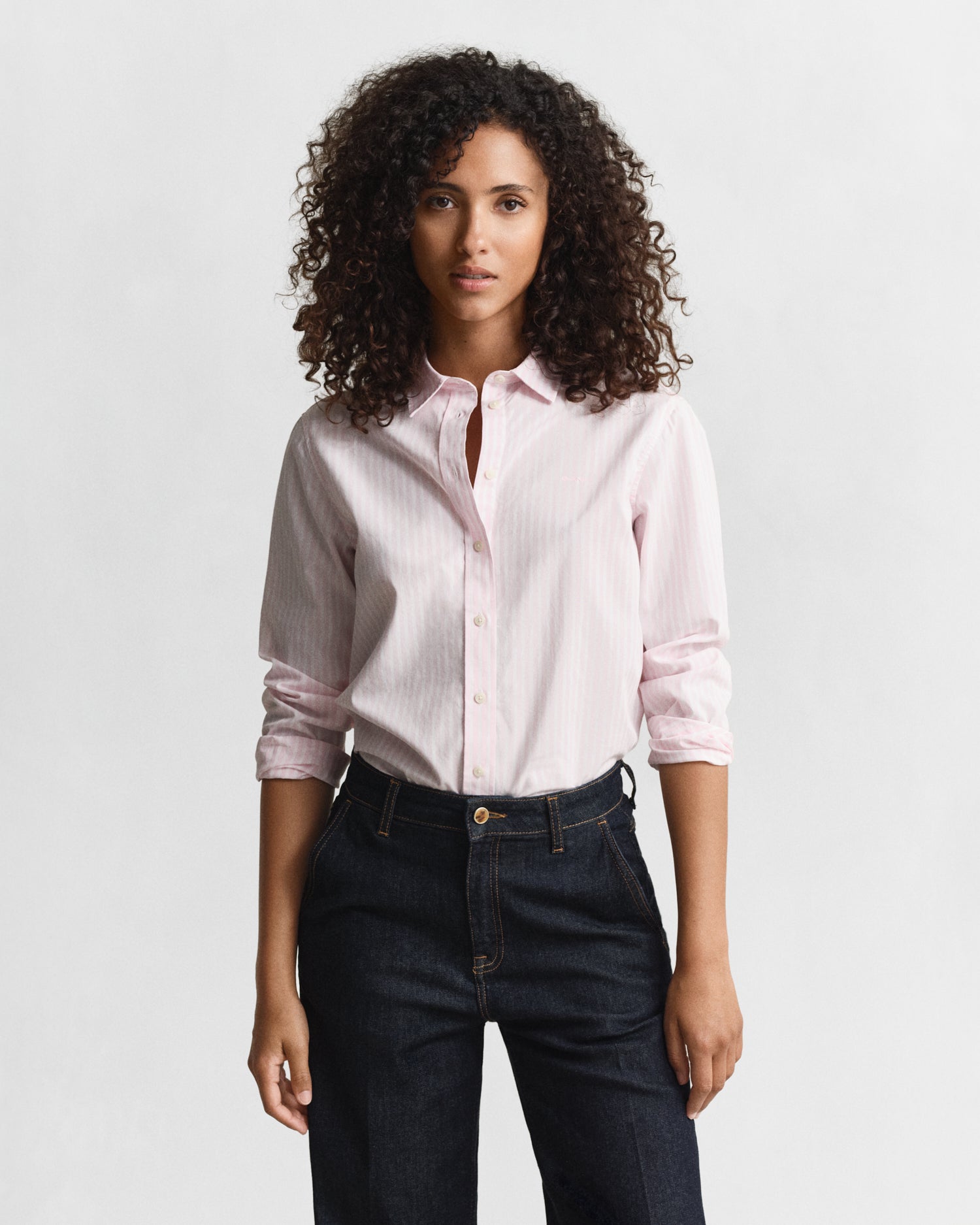 The Classic Poplin Pink Stripe Shirt