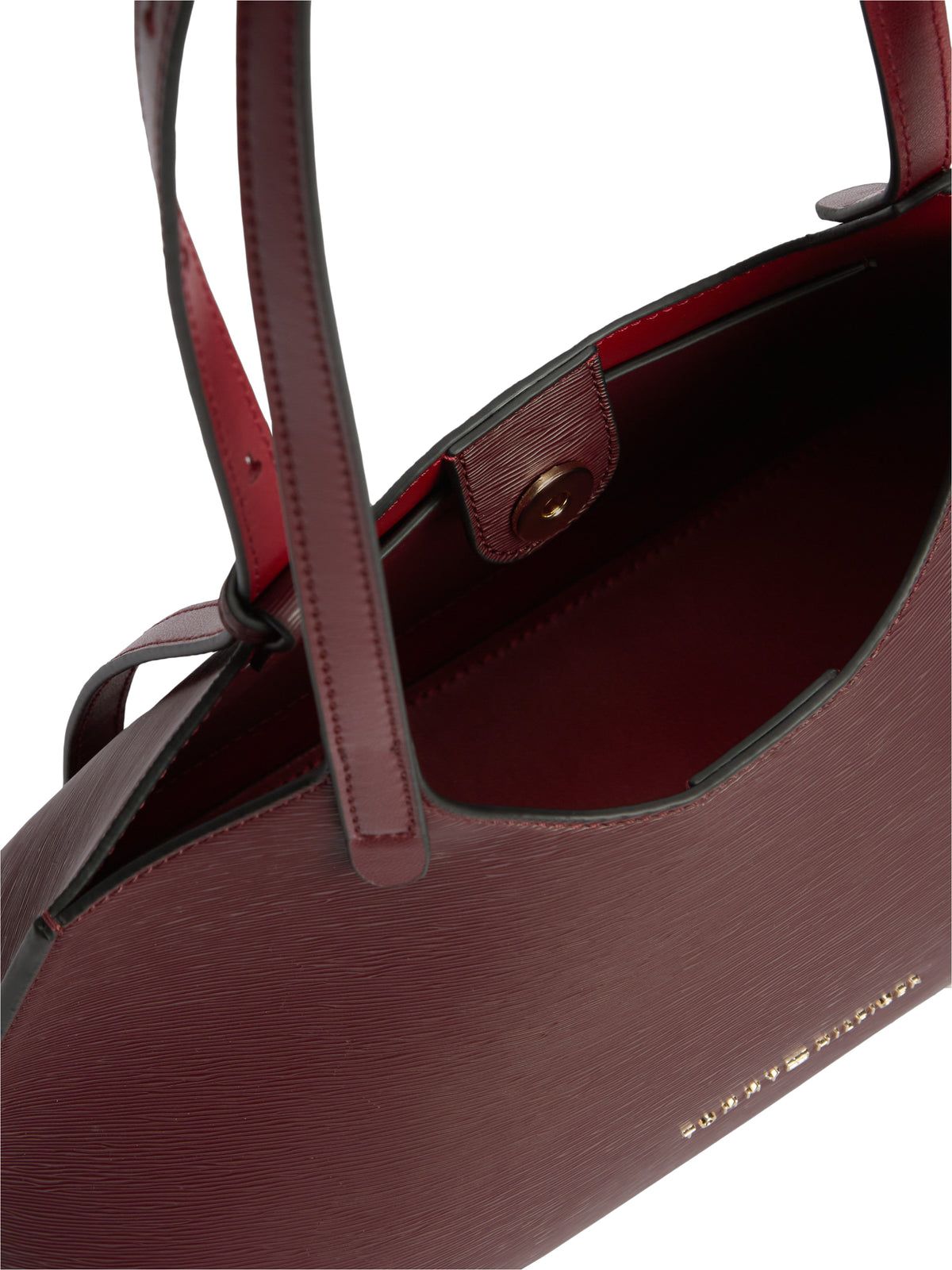 TH Oxblood Shoulder Detail Bag