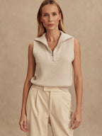 The Amina Half-Zip Knit