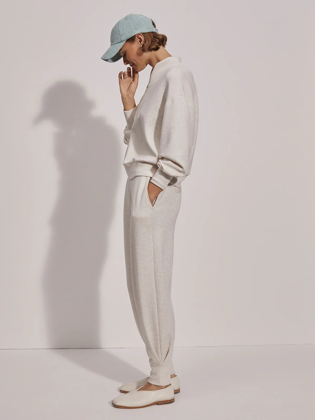 The Relaxed Pant 27.5" Grey Marl