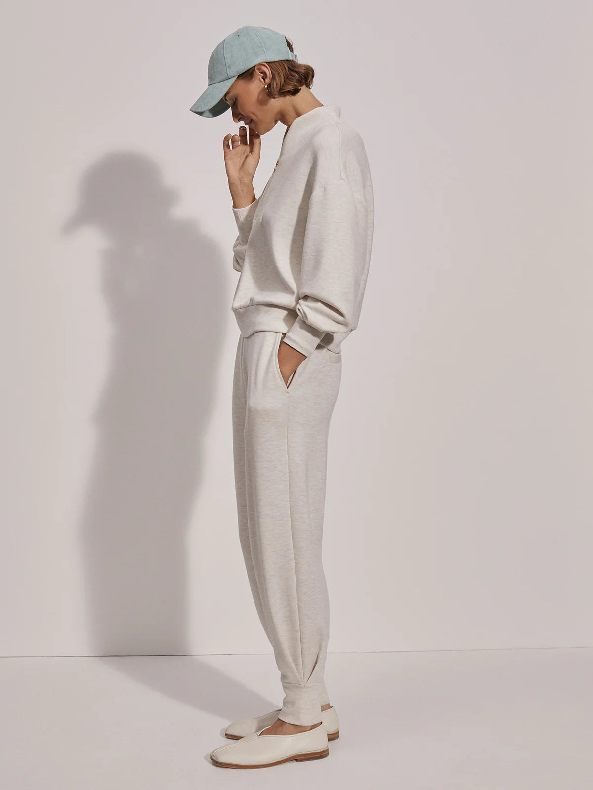 The Relaxed Pant 27.5" Grey Marl