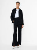Vinnie Black Tailored Slit Trousers