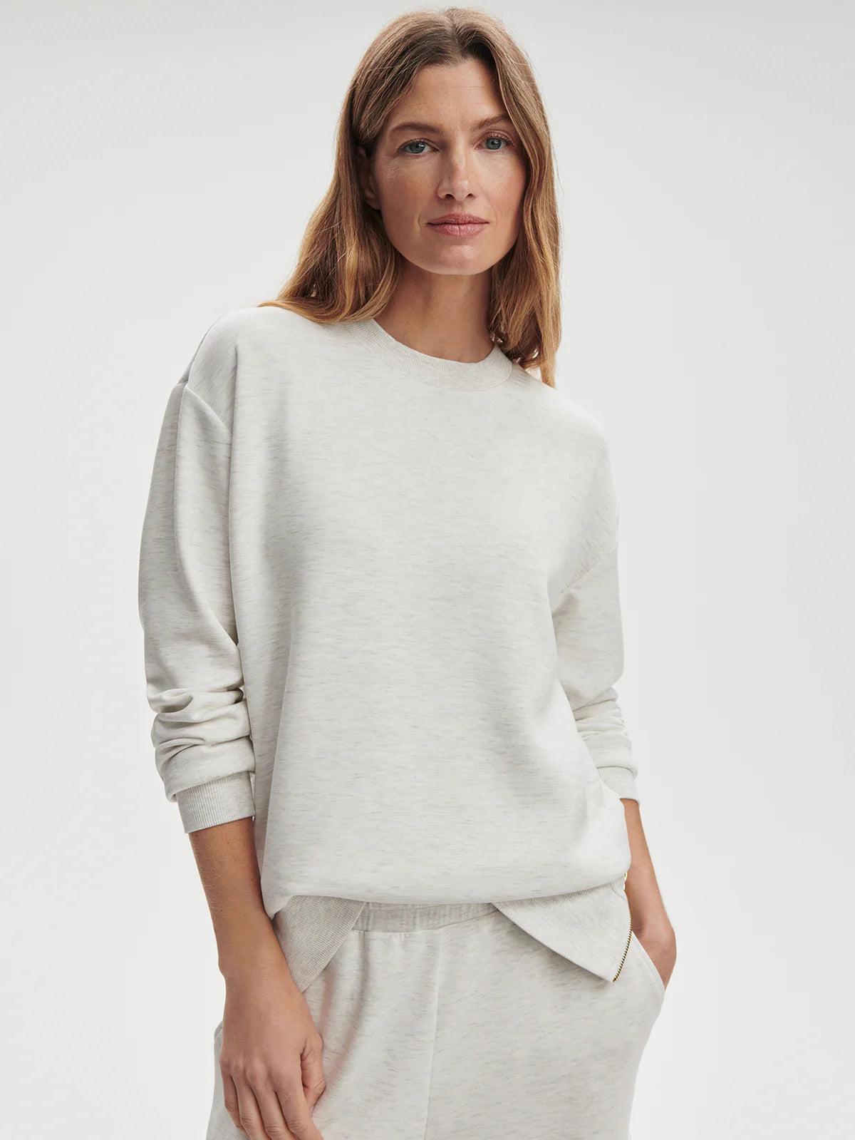 The Gabriella Ivory Marl Sweat