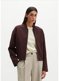 The Dark Cherry Zip Through Sweatshirt