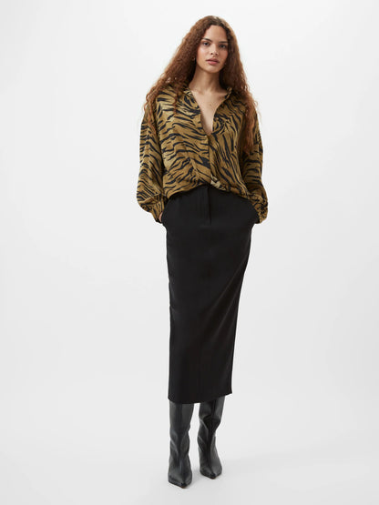 Damasco Adeline Print Tuck Blouse