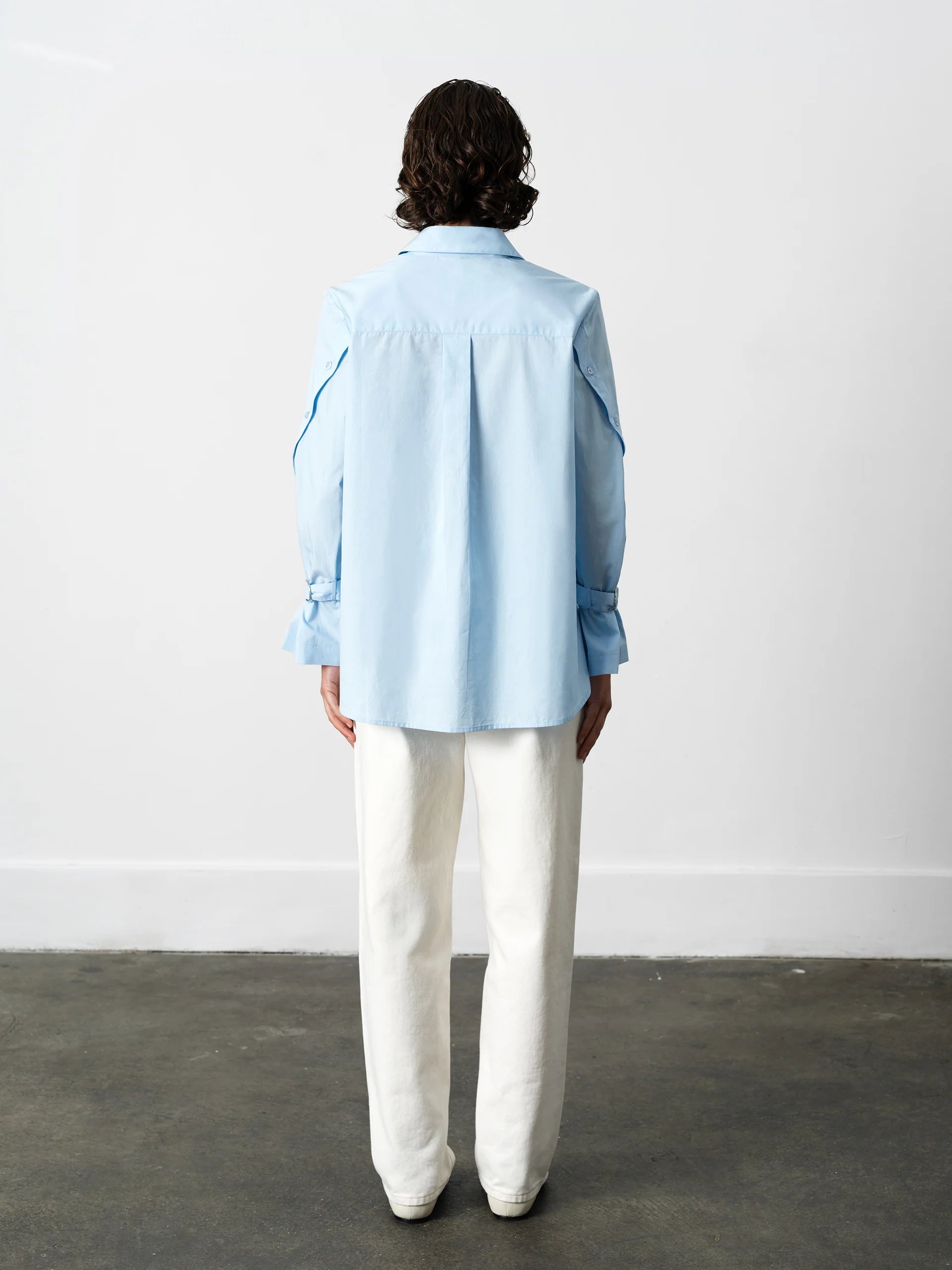 Cambria Longline Button Detail Sleeve Shirt