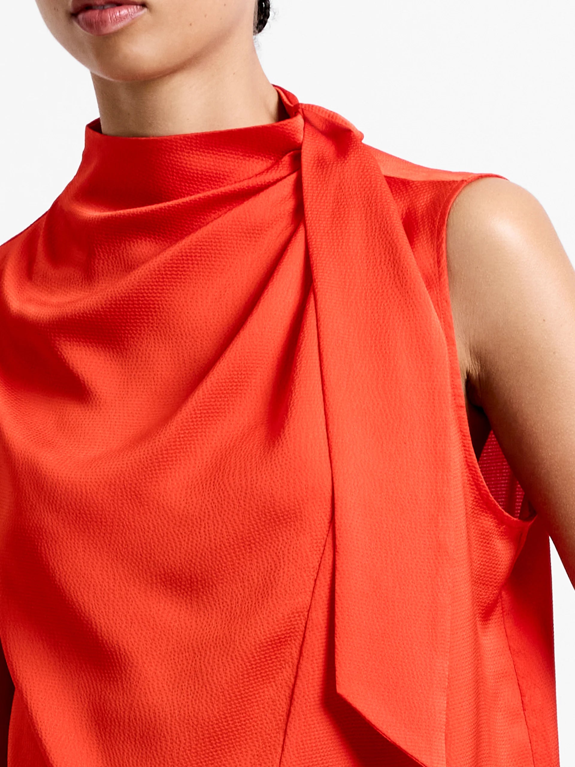 Eliza Satin Drape Top