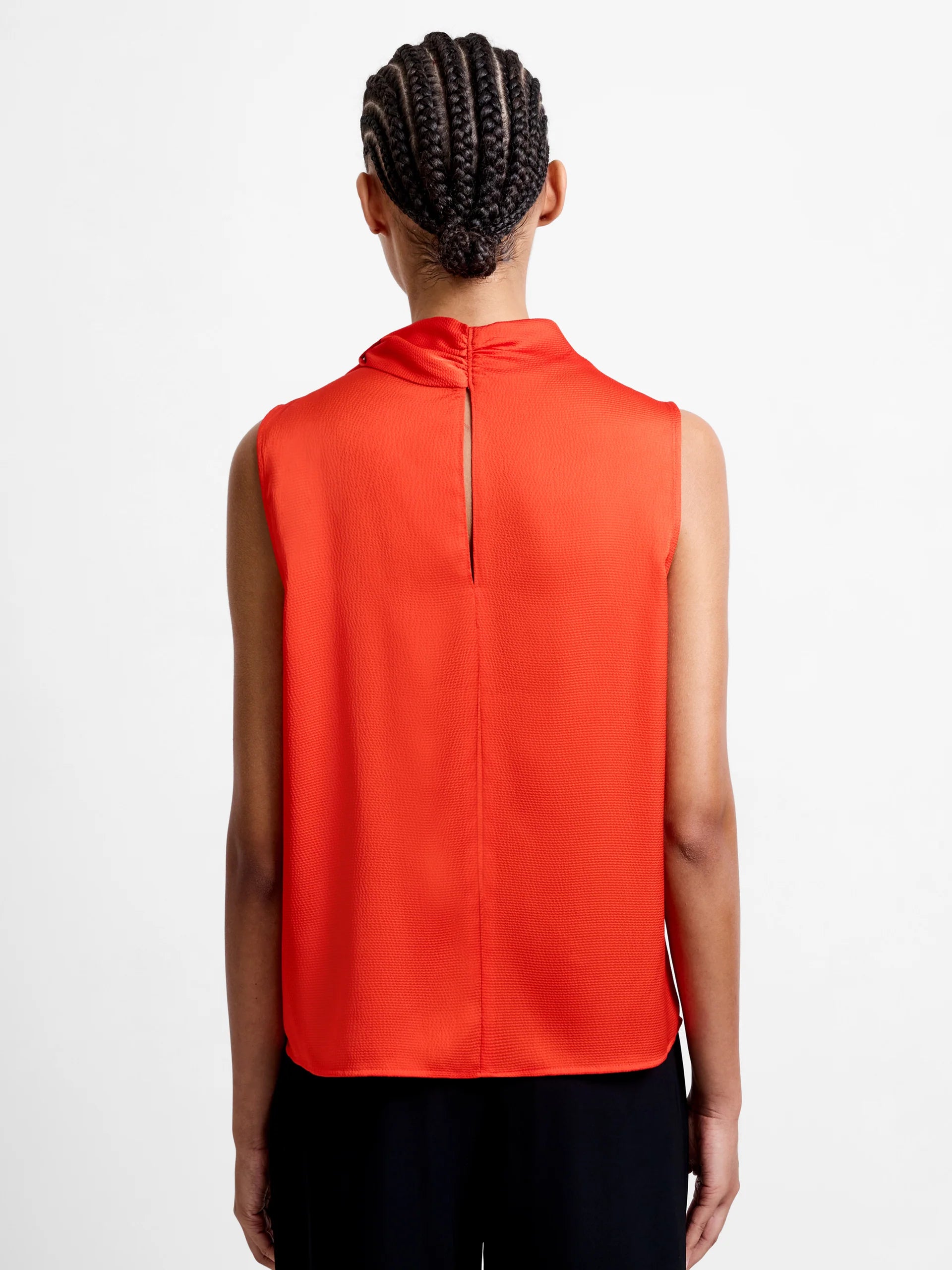Eliza Satin Drape Top