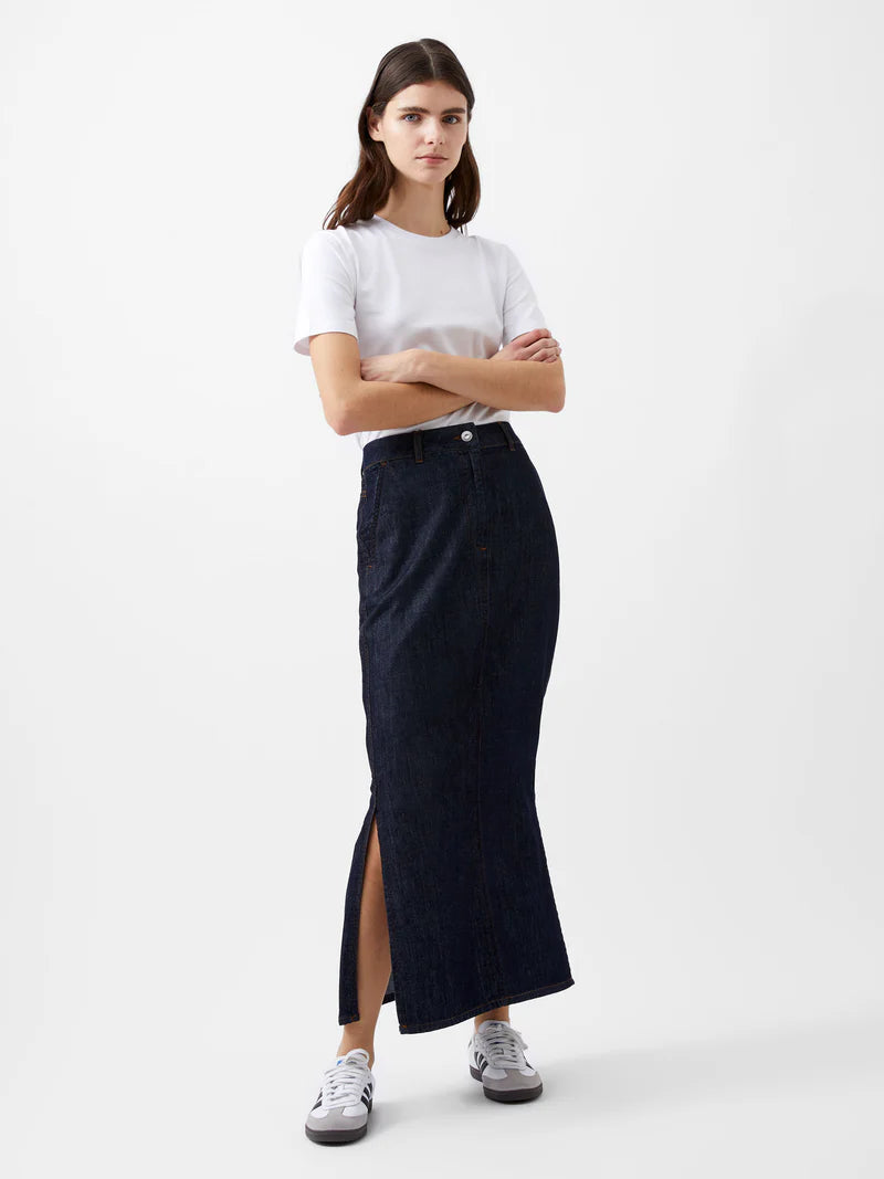 Finley Denim Maxi Skirt Indigo