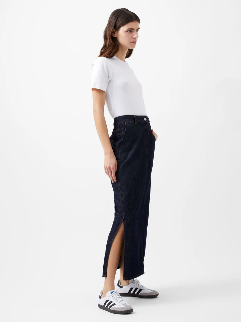 Finley Denim Maxi Skirt Indigo