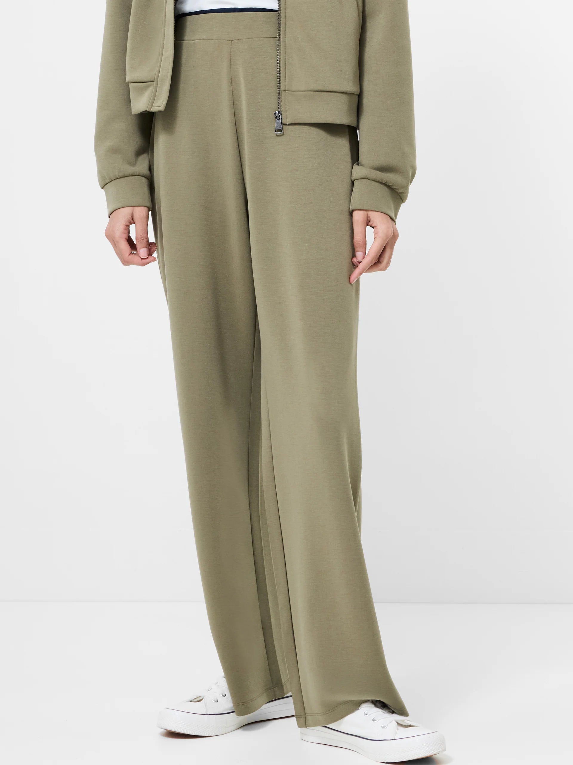 Wren Wide Leg Trousers Khaki