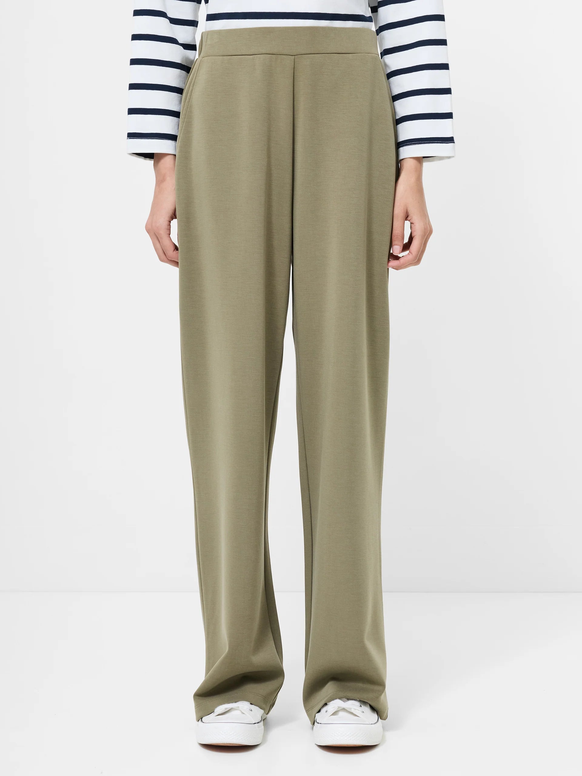 Wren Wide Leg Trousers Khaki