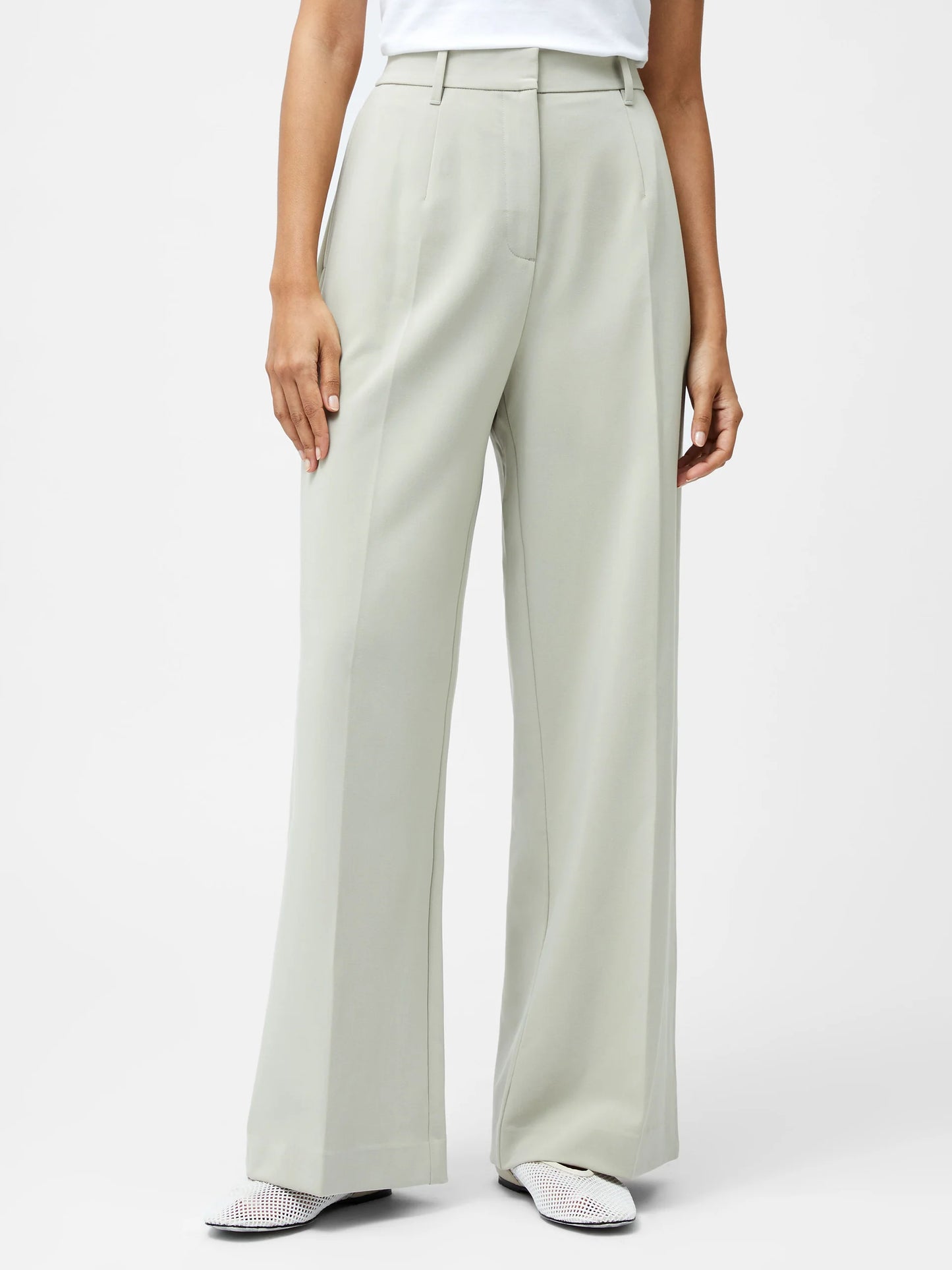 Angie Tailored Wide Leg Trousers