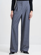 Sherry Hotfix Diamante Wide Leg Trousers