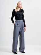 Sherry Hotfix Diamante Wide Leg Trousers