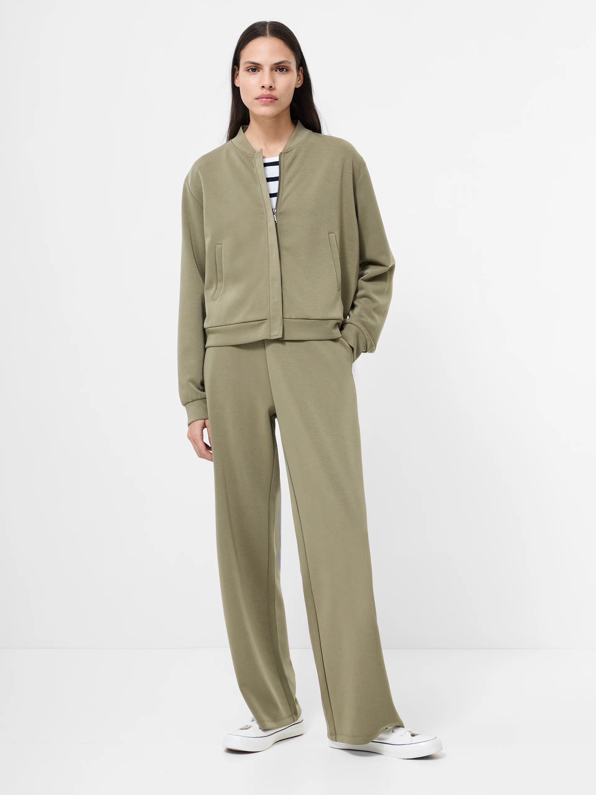 Wren Zip Bomber Khaki