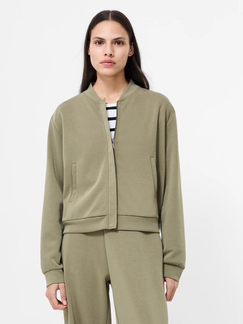 Wren Zip Bomber Khaki