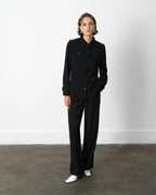 Vinnie Tailored Shirt Black Jacket