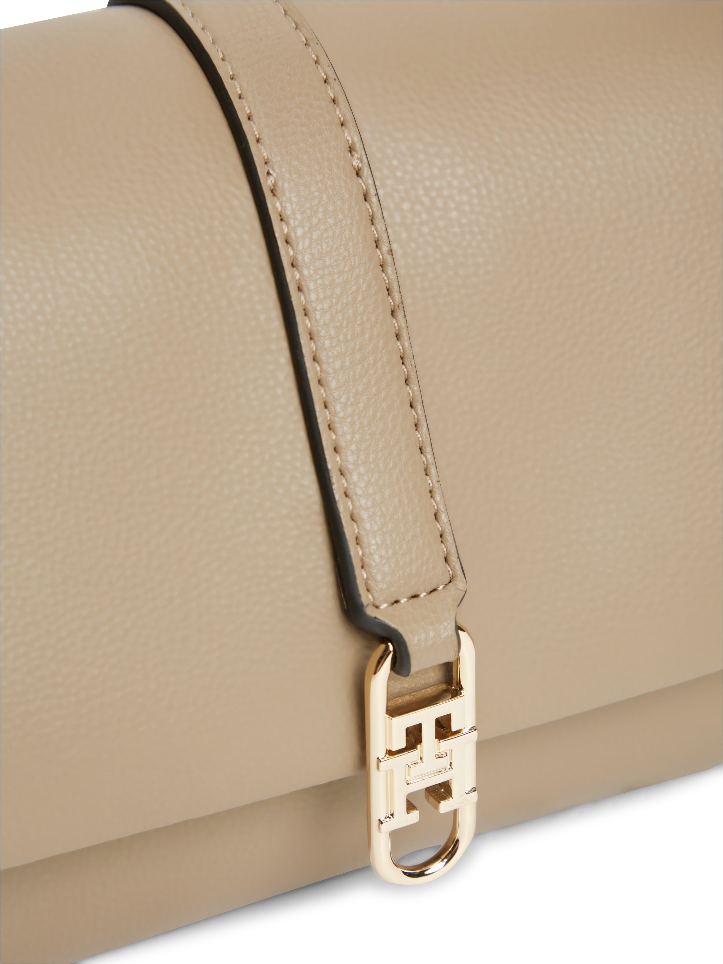 The TH Flap Icon Taupe Bag