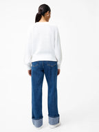 Lily Cable Knit Balloon Sleeve Jumper