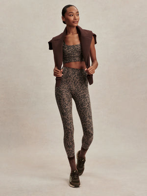 The Freesoft High Rise Cheetah Legging 25"