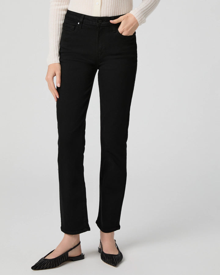 The Cindy Blackout Straight Slim Jeans