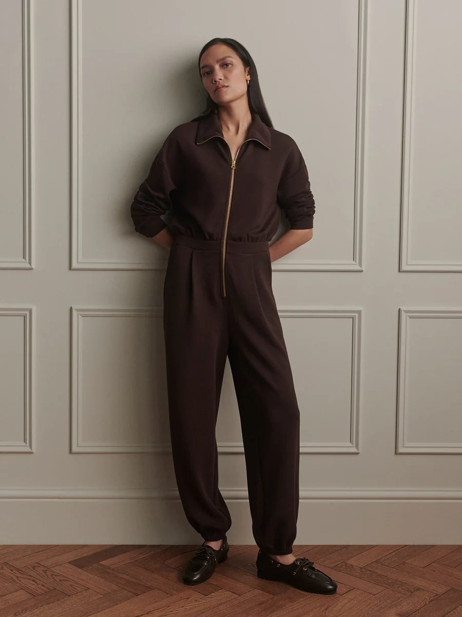 Jessie Coffee Bean Jumpsuit