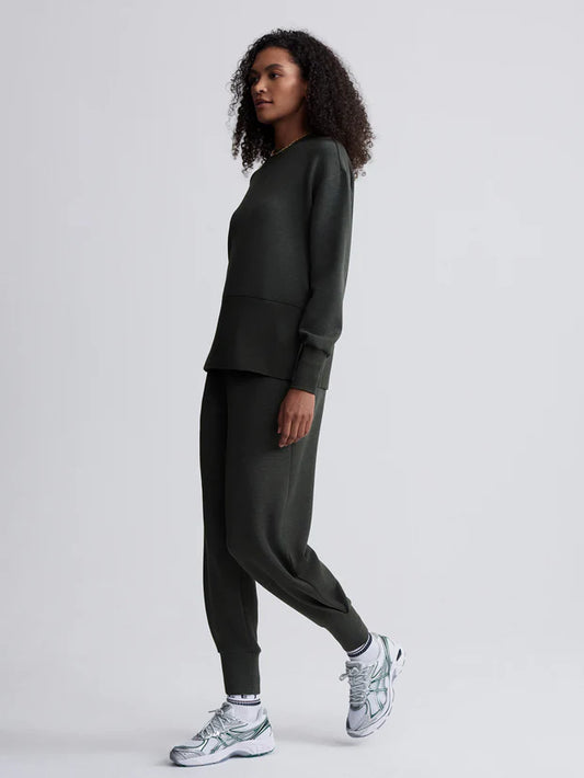The Relaxed Pant 27.5" - Olive Marl