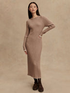 The Axel Rib Knit Midi Dress