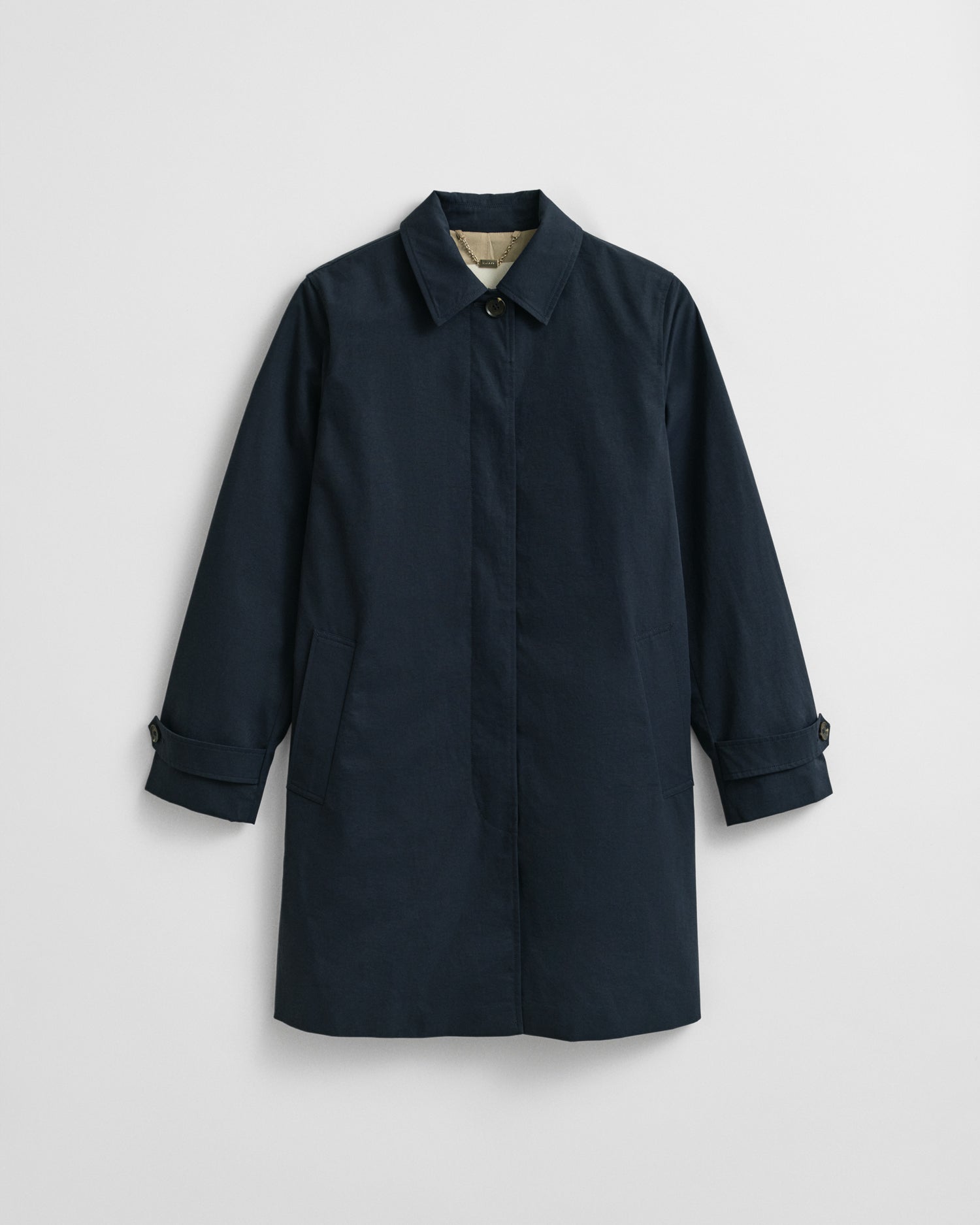 The Evening Blue Car Coat