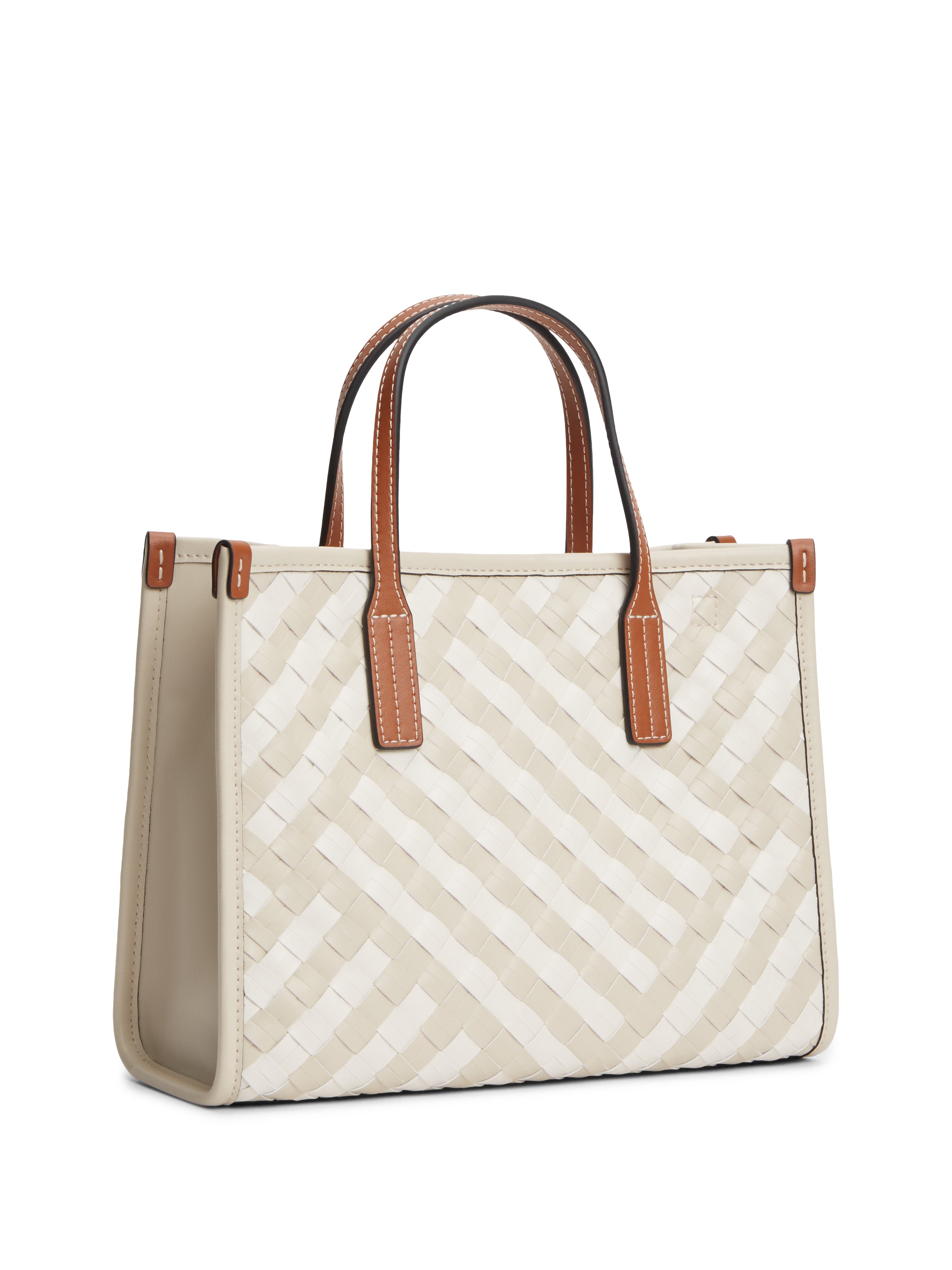 The City Woven Mini Tote Bag