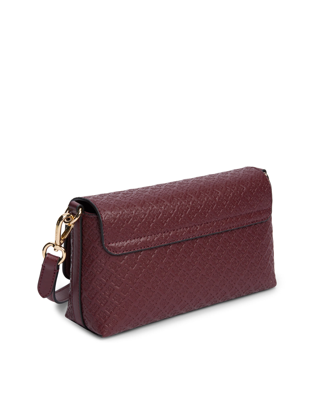 TH Oxblood Mono Crossbody Bag