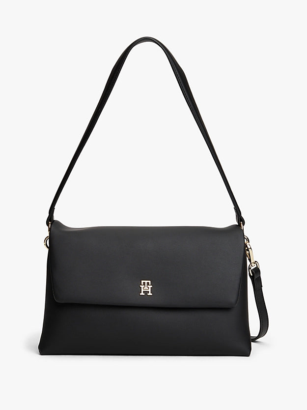 Modern Essential Black Shoulder Bag