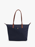 TH Monogram Tote Navy Bag
