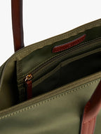 TH Monogram Tote Dark Green Bag