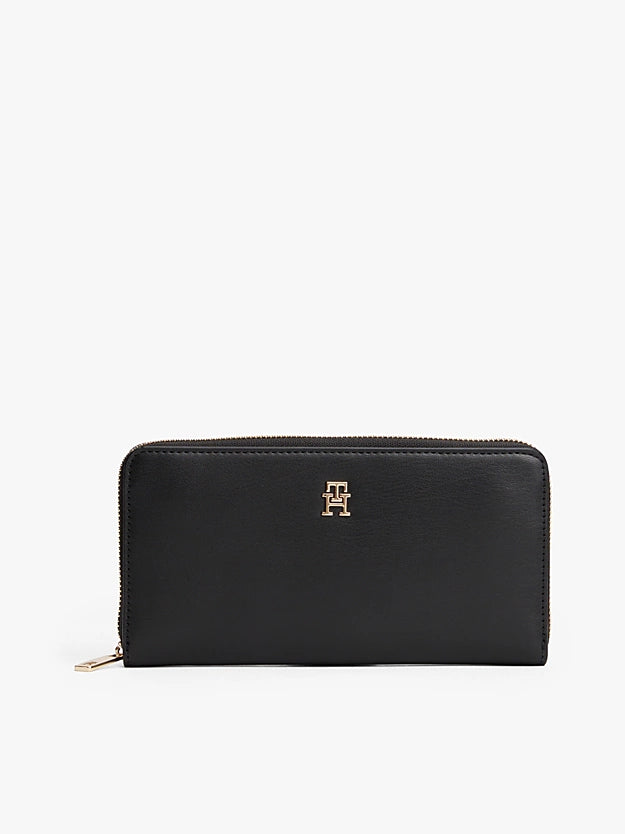 Tommy Hilfiger Logo Zip Purse - Black