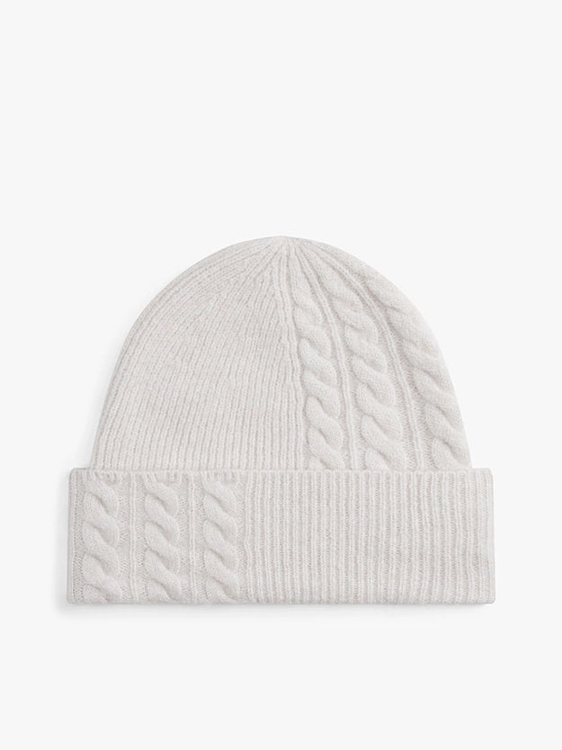 Chic Fluffy Beanie With Wool