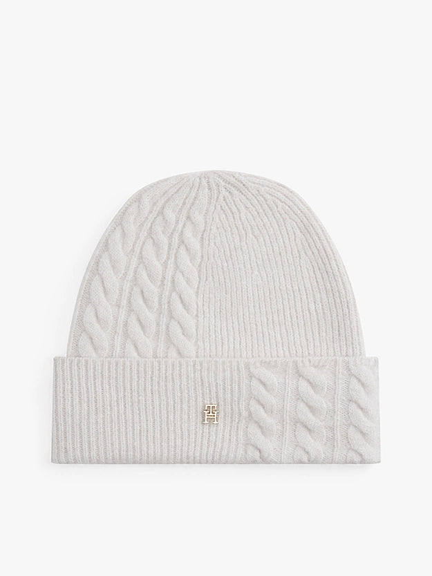 Chic Fluffy Beanie With Wool