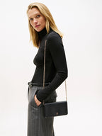 Hilfiger Icon Chain Strap Flap Wallet