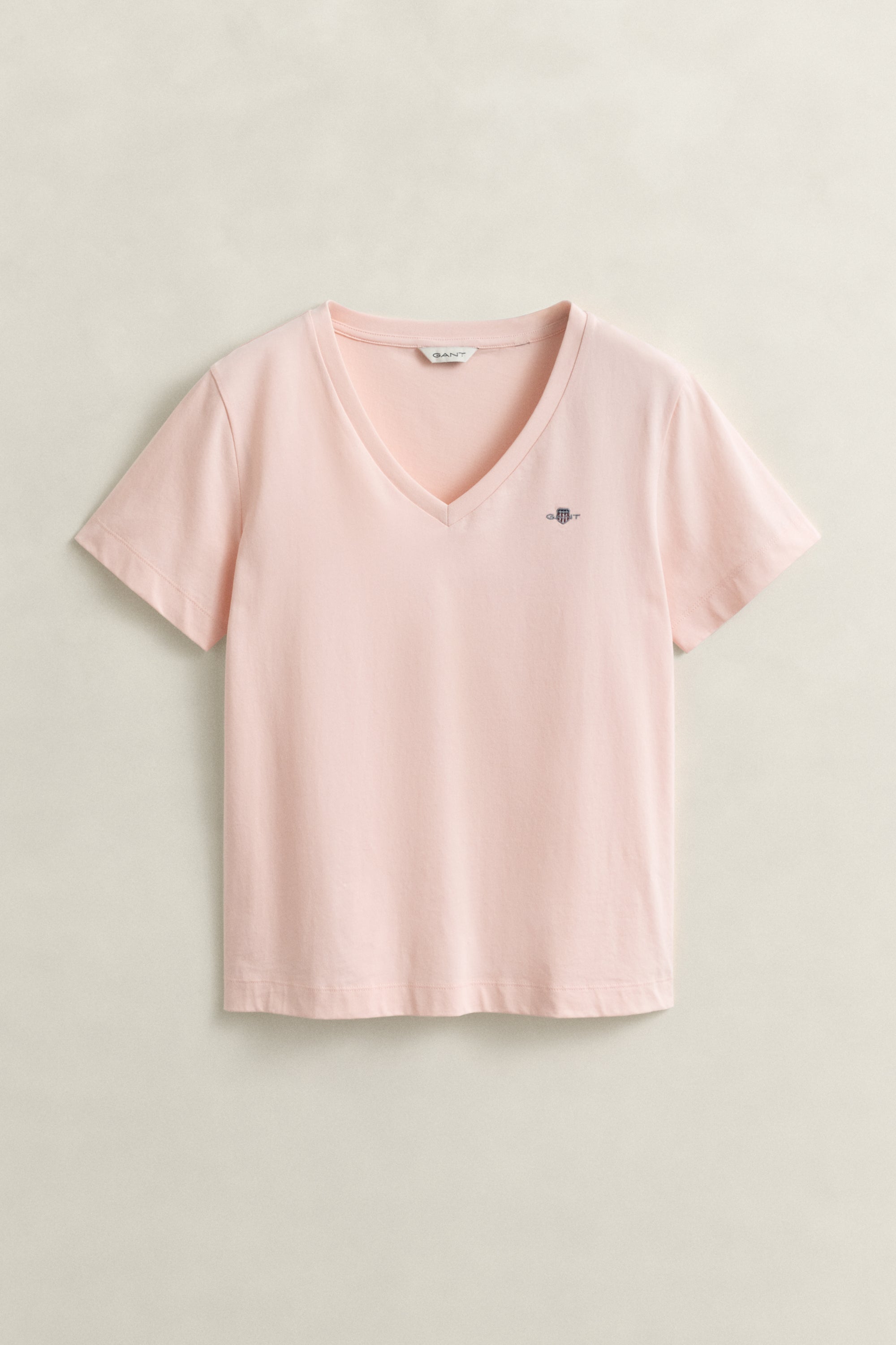 Pink Shield V-Neck Tee
