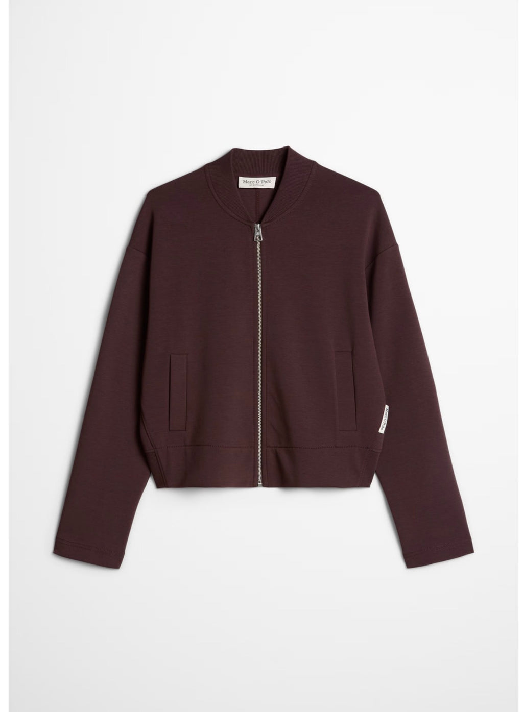 The Dark Cherry Zip Through Sweatshirt