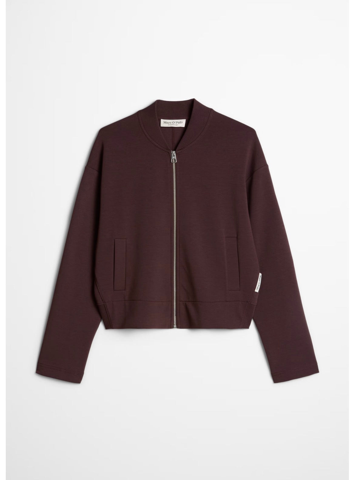 The Dark Cherry Zip Through Sweatshirt