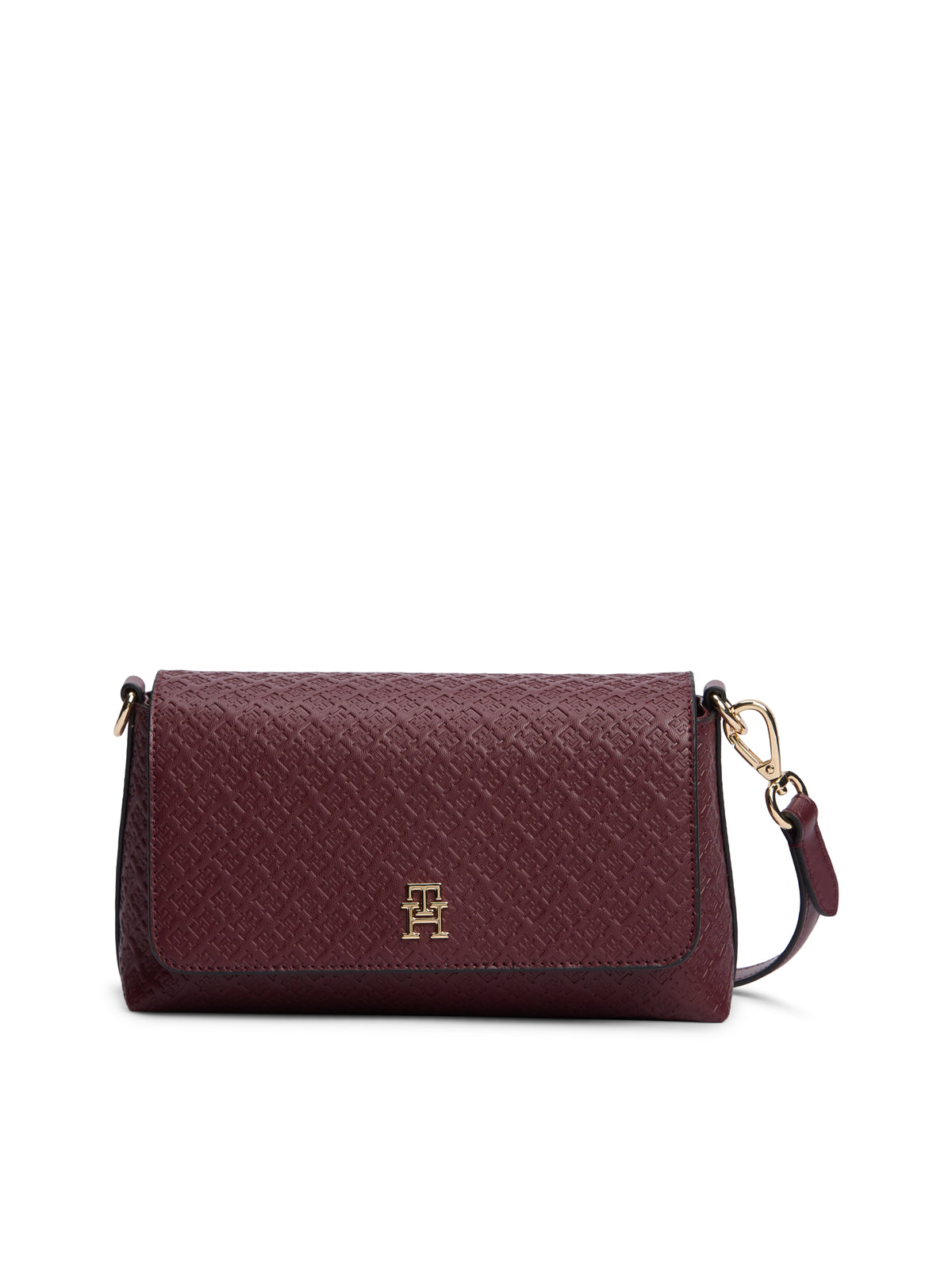 TH Oxblood Mono Crossbody Bag