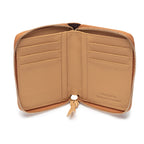 Zipper Purse Tan