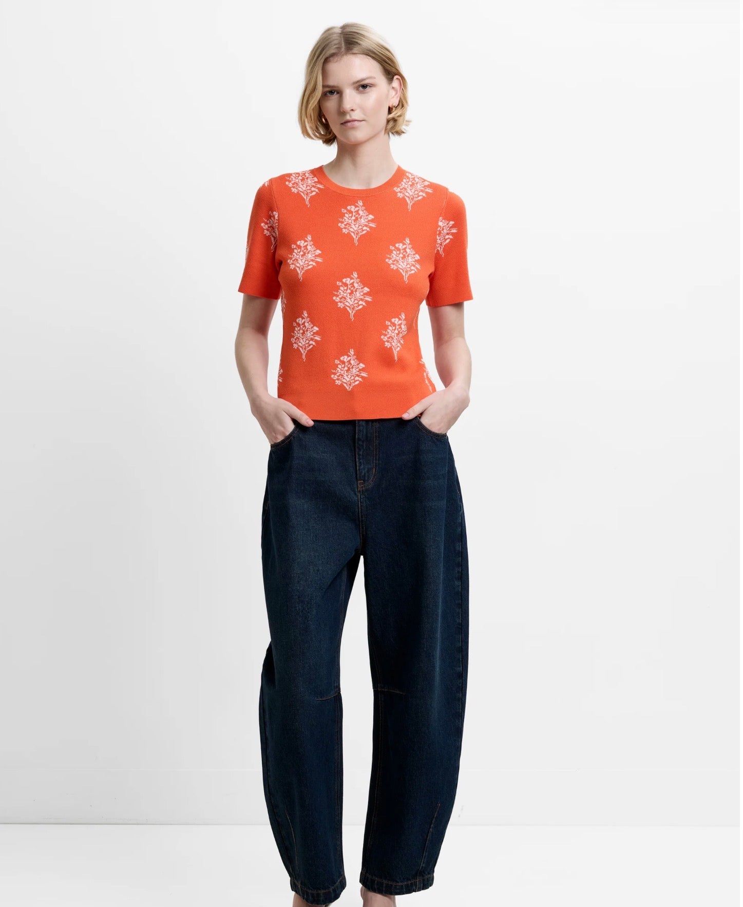 Imelda Ditsy Floral Knit Top