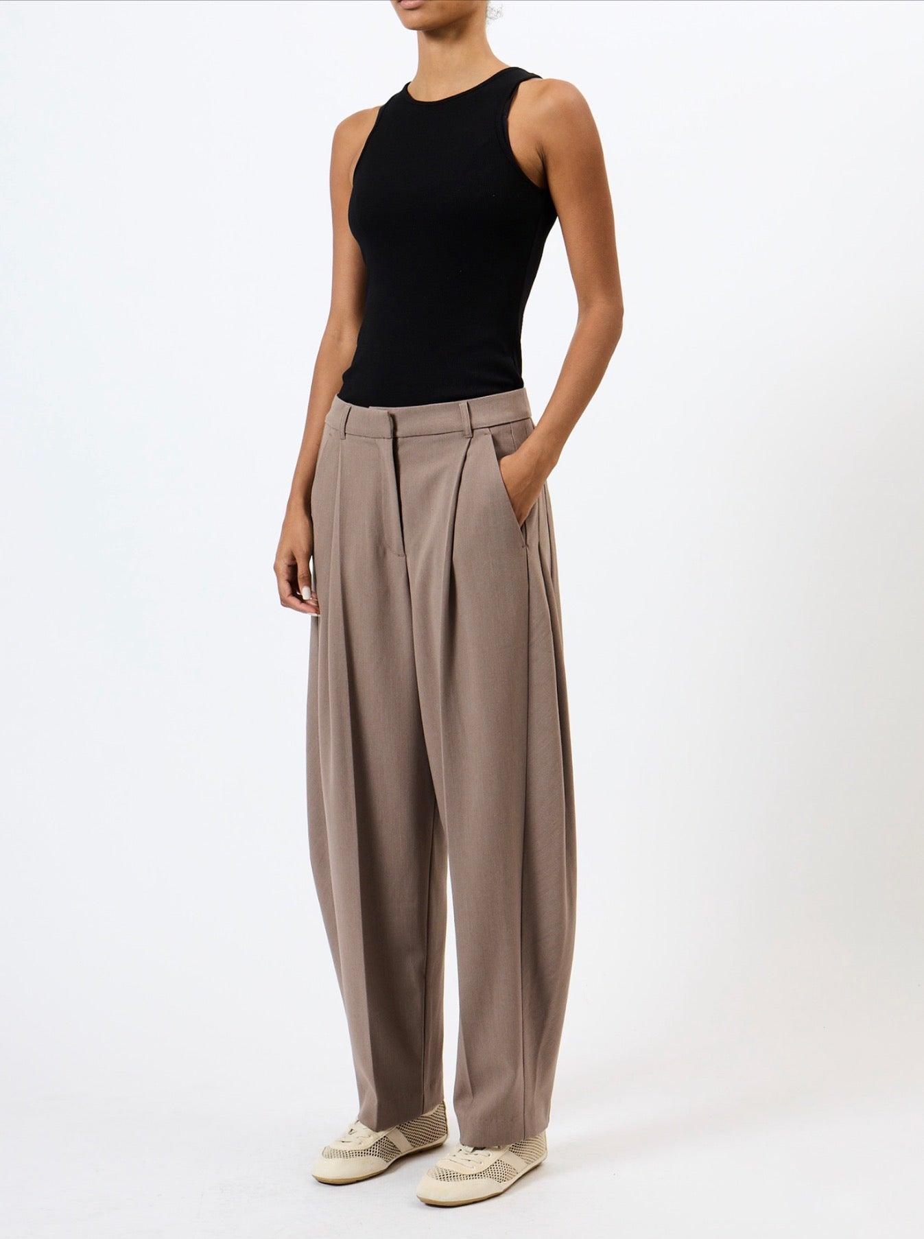 Vienna Camel Tapered Trousers